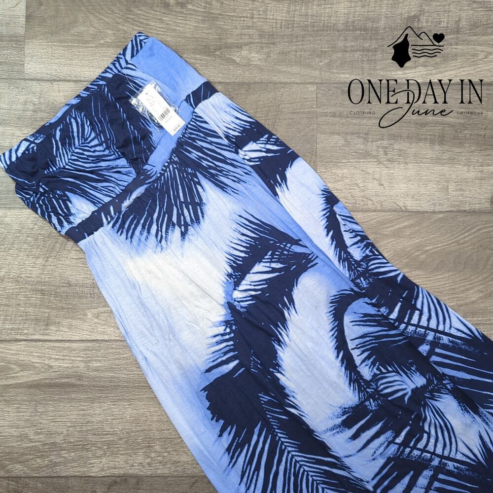 New York & Company Summer Maxi Dress Removable Straps Size M